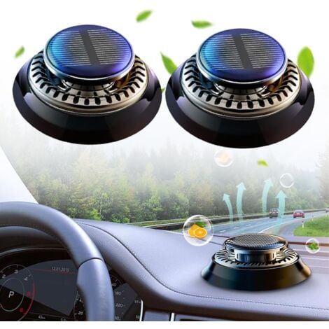 CSPARKV (2 Pieces) Car Heater for Defrosting Car Windshield, Mini Portable Kinetic Heater, Kinetic Heater with Solar Battery, Efficient Defrosting and Antifreeze