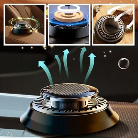 CSPARKV (2 Pieces) Car Heater for Defrosting Car Windshield, Mini Portable Kinetic Heater, Kinetic Heater with Solar Battery, Efficient Defrosting and Antifreeze
