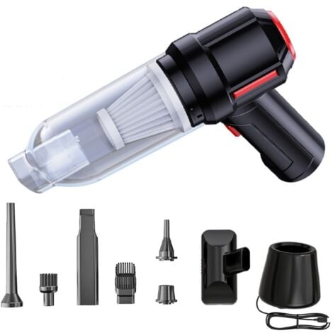 Mini Electric Air Blower: Portable Handheld Cordless Vacuum Cleaner Duster and PC Vacuum Cleaner, Car Duster, Offices, Car Interiors