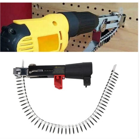 Screwdriver Charger for Drills, Drywall Screws, Screw Drill, Chain Adapter, Drywall Screwdriver, Automatic Chain for Nail Gun, Drill
