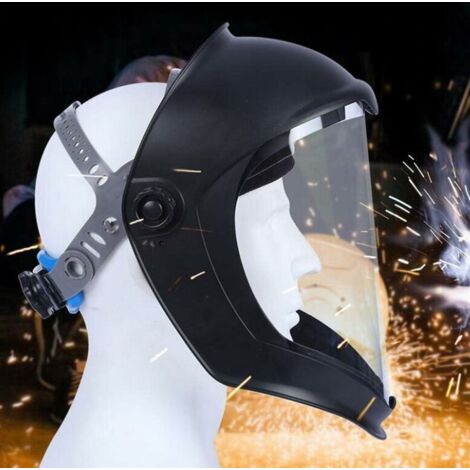 Full Face Helmet with Visor Anti-Fog Cover Safety Grinding, Fall ...