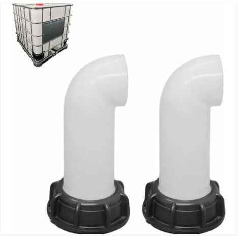 2pcs Water Tank Nozzle Valve,Water Tank Valve,60mm IBC Water Tank Adapter,for Dead IBC Tank(White) (1/5)