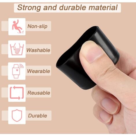 CSPARKV 28Pcs Chair Leg Caps Rectangular Chair Tip Oval Chair Leg Protector Table Chair Leg Pad Silicone Rubber Chair Covers