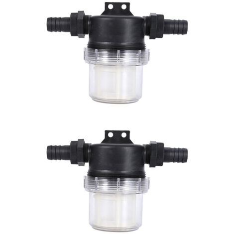 CSPARKV 2 Pack Water Pump Filter Net Sprinkler Adjustable Inline Transparent Mesh Strainer Watering Tool for Gardening Water Pump(interface:20mm) (1/4)