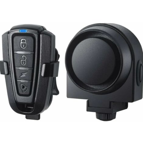 Anti-theft alarm, intelligent alarm with wireless remote control, waterproof vibration intelligent alarm, for bicycle/motorcycle/electric vehicle/scooter (1/5)