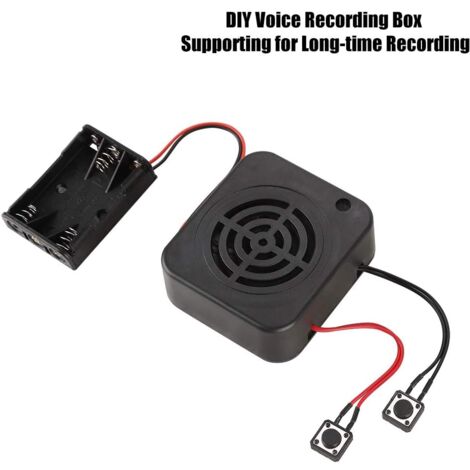 (2 Minutes)3W DIY Recordable Voice Module Clear Sound Voice Message Box for Stuffed Animals/Gift/Toy