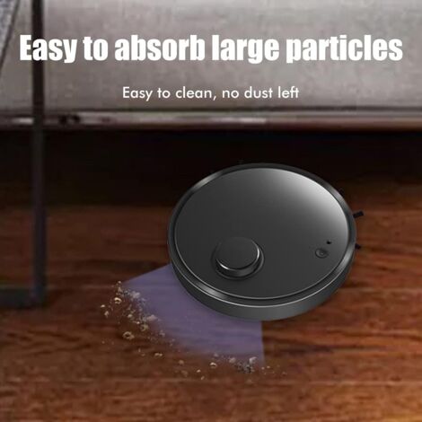 3 in 1 Robot Vacuum Cleaner with Mopping Function, Robot Vacuum Cleaner with 1.1-1.2Kpa Powerful Suction Mode, 177ml Dust Bin, 4cm Super Slim, 70min Runtime