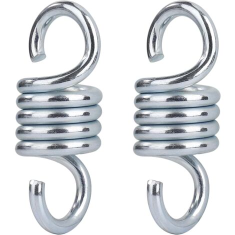 Galvanized Steel Hammock Spring Hook Max Load 500kg for Garden Porch Swing Hanging Chair 2pcs