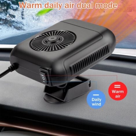 CSPARKV Car Heater, 12V 200W Portable Car Heater Cigarette Lighter 2 in 1 Heating Cooling Fan Windshield Defroster