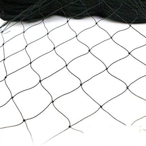 CSPARKV Anti Bird Netting, Netting, Aviary Netting, Bird Netting (7.5mx 15m), 25mm Netting, Extra Strong Woven Netting, Bird Netting, Fruit Tree Netting, Cat Netting, Reusable, Black (1/5)