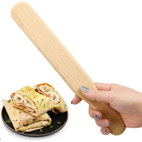CSPARKV 1 Set，Crepes 1 Wooden Crepe Spatula and 3 Crepe Rake Crepe ...