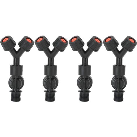 CSPARKV 4pcs G3/8 Double Nozzle Anti-drip Accessory for Agricultural Electric Backpack Sprayer (1/5)