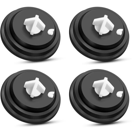 CSPARKV 4Pcs Toilet Flush Seal, Perfect Flush Membrane Express Repair, Flush Diaphragm Valve for Toilet Cistern Flush Maintenance