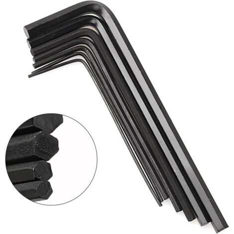 CSPARKV 7 Pcs Allen Key Set 0.7mm to 3mm Allen Wrench 6 Point Key Hex Keys