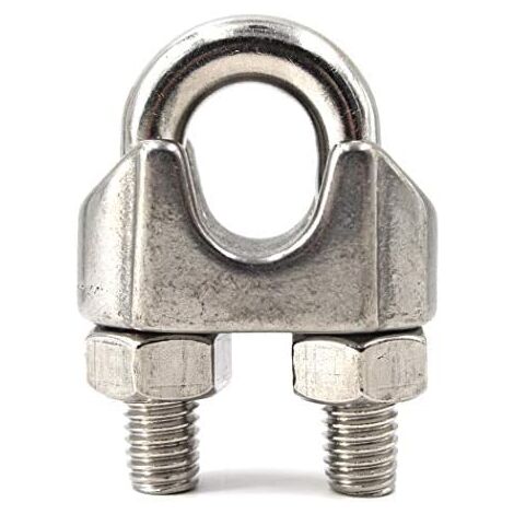 CSPARKV Wire Rope Clip Cable Clamps 304 Stainless Steel, M2 20pcs (1/5)