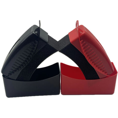 Tire Applicator Pad & Cleaning Brush Set - Hexagonal Tire Shine Applicator & Multi-Function Brush