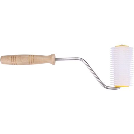 CSPARKV Beekeeping Honey Uncapping Needle Roller Bee Honey Comb Extracting Roller with Non-Slip Handle Wheel Extractor Tool for Beekeeping Equipment (1/5)