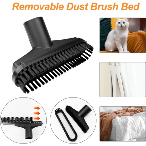 CSPARKV 6 Pcs Vacuum Cleaner Brush Set, Vacuum Cleaner Nozzle, Vacuum Cleaner Accessories, Vacuum Cleaner Brushes Tool, Vacuum Cleaner Nozzle Kit, Crevice Tool, for Cleaning Bed Sheets/Sofa/Cars