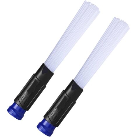 CSPARKV 2Pcs Universal Vacuum Cleaner Dust Brush Tube,Multifunctional Vacuum Cleaner Straw Tubes,Dust Brush,Portable Descaling Brush,Pipe Extension Head
