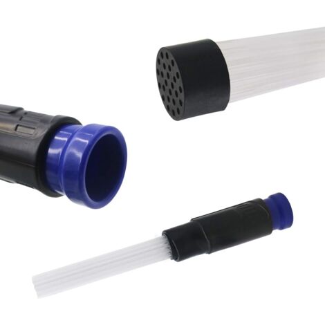CSPARKV 2Pcs Universal Vacuum Cleaner Dust Brush Tube,Multifunctional Vacuum Cleaner Straw Tubes,Dust Brush,Portable Descaling Brush,Pipe Extension Head
