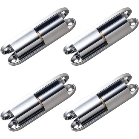 CSPARKV 4Pcs Door Screw-in Hinge, Door Hinges, Renovation Hinge, Cupboard Door Hinge, for Home Furniture Hardware Cabinet Door Guard Drawer (1/5)