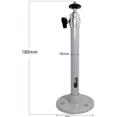 CSPARKV 1PCS Projector Ceiling Mount Universal Projector Bracket for Projector Mini Projector Support 90° 360° Rotation Ceiling Wall Mount Aluminum (1/4)
