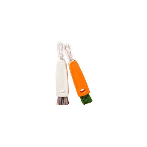 CSPARKV 2.5x13.5cm Bottle Cap Brush, 3 in 1 Bottle Cap Detail Brush, Multifunctional Cleaning Brush, Mini Cup Cover Cleaning Brush