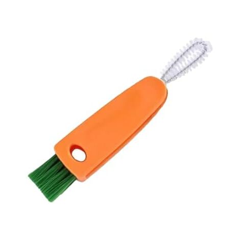 CSPARKV 2.5x13.5cm Bottle Cap Brush, 3 in 1 Bottle Cap Detail Brush, Multifunctional Cleaning Brush, Mini Cup Cover Cleaning Brush