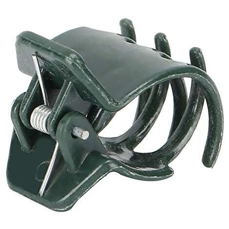 CSPARKV 15mm 100 Pcs Plastic Plant Clip Flower Stem Support Fixing Clamp Clips Garden Tool for Plants Vine Vegetables Tomatoes Cucumbers Orchid (1/5)