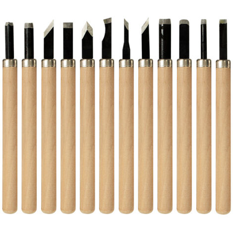 CSPARKV 140m12PCS Woodworking Engraving Tool Hand Wood Carving Knife ...