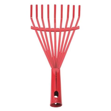 CSPARKV Professional Garden Rake with Ergonomic Carbon Steel Handle for Efficient Soil Work, Effective Soil Preparation, Hand Rake