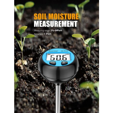 CSPARKV （26×6.3×6.3cm） (PH3) Plant Hygrometer, Plant Moisture Tester, 3 in 1 Soil Tester with PH/Temperature/Humidity, Soil Moisture Sensor for Outdoor and Indoor Plants