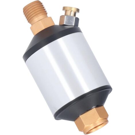 InoKraft Air Compressor Filter - 1/4" NPT Oil-Water Separator, 90 PSI, With Quick-Drain Valve