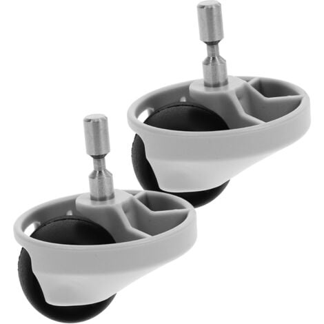CSPARKV （5×4.5×4.5cm）2 Sets Casters Robot Cleaner Wheel Replacement Wheel For Robot Cleaner Sweeper Wheel Sweeping Robot Replacement Wheel White ABS 2Pcs2