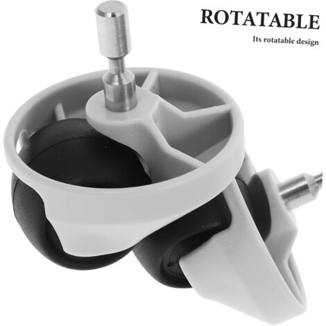 CSPARKV （5×4.5×4.5cm）2 Sets Casters Robot Cleaner Wheel Replacement Wheel For Robot Cleaner Sweeper Wheel Sweeping Robot Replacement Wheel White ABS 2Pcs2