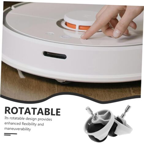 CSPARKV （5×4.5×4.5cm）2 Sets Casters Robot Cleaner Wheel Replacement Wheel For Robot Cleaner Sweeper Wheel Sweeping Robot Replacement Wheel White ABS 2Pcs2