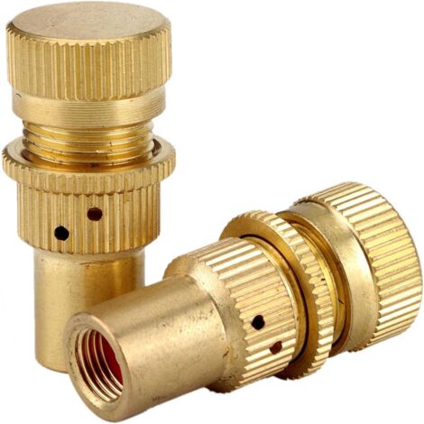 CSPARKV （4.1×1.9×0.7cm）4Pcs Alloy Car Tire Valve, Tire Pressure Relief Valve Deflators Bleeder Valve Universal Tire Valve Stem Set