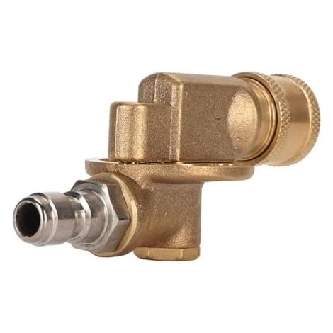 CSPARKV Quick Connecting Pivoting Coupler Adjustable 4500psi Pressure Washer Nozzle Garden Supplies. (1/4)