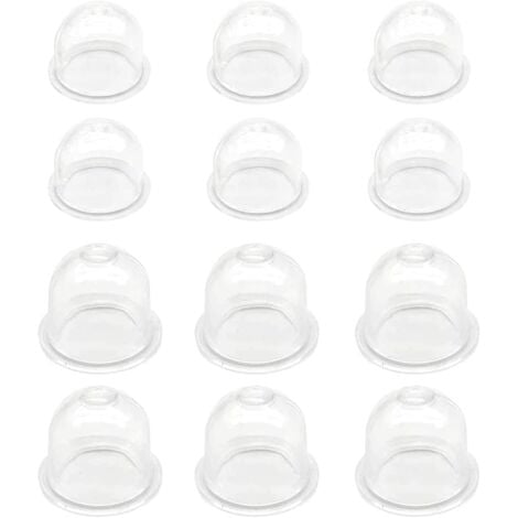 Rybtd 20PCS Carburetor Primer Pump Pump (19mm/22mm) Primer Bulb Cap Universal Fuel Pump Carburetor Primer For Picking Machine Lawn Mower Trimmer Blower Cutter Hedge