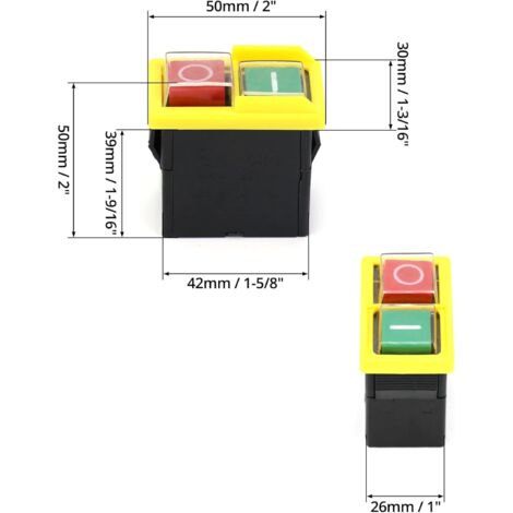 KJD 6 Universal Replacement Switch 250V 4A, Machine Tool Switch ...