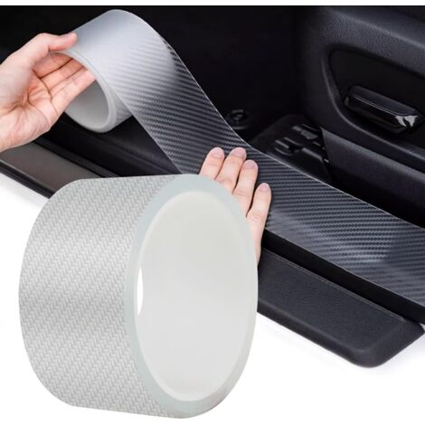 CSPARKV Carbon Fiber Car Door Sill Sticker Clear Car Door Sill ...