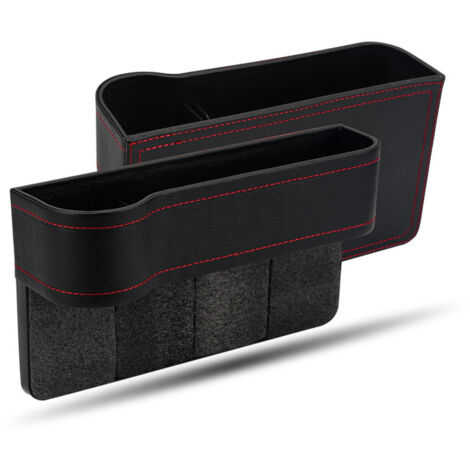 CSPARKV 2pcs Car Seat Side Organizer, Car Organizer, Car Seat Organizer, Car Seat Side Pocket, Organizer for Storing Cell Phones, Keys, Cards (1/5)