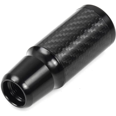 EVGATSAUTO Carbon Schaltknauf - Universal Mit 3 Adaptern Für 8/10/12mm Schalthebel