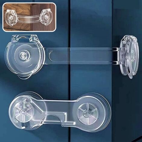 10 Stück Kindersicherung Für Schränke - Schrankschloss Ohne Bohren