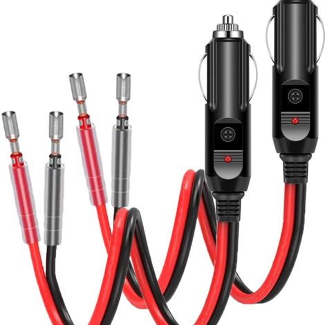 Halokny Zigarettenanzünder zu Sae Kabel, 14 AWG Kabel, 12 V, Auto