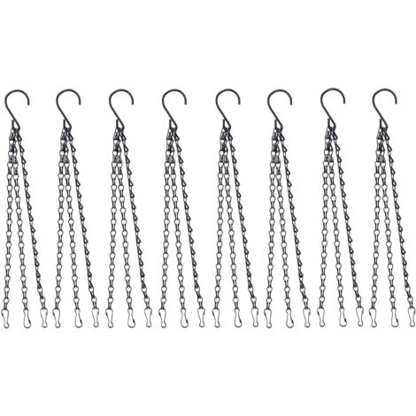 JEWEDECO Aufhängeketten Set 7-teilig - Für Fensterbilder Und Deko