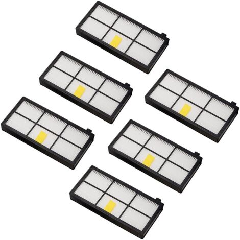 10 Stück HEPA Filter Kompatibel Mit IRobot Roomba 800/900 Serie – Waschbar, Für 800/870/880/960/980