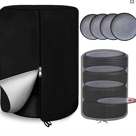 Aicharynic Reifenabdeckung 80x120 Cm - Universale Schutzhülle Für 4 Reifen (18-22 Zoll) Wasserdicht