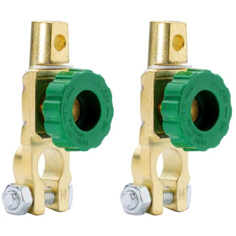 Batterie Trennschalter 12V 400A - 2 Stück Hauptstromschalter Für Auto, Truck & Boot