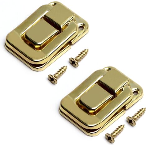 METALLIXITY Kipphebel Verschluss 92mm - 2 Stück Haspelschlösser Für Schränke & Kisten